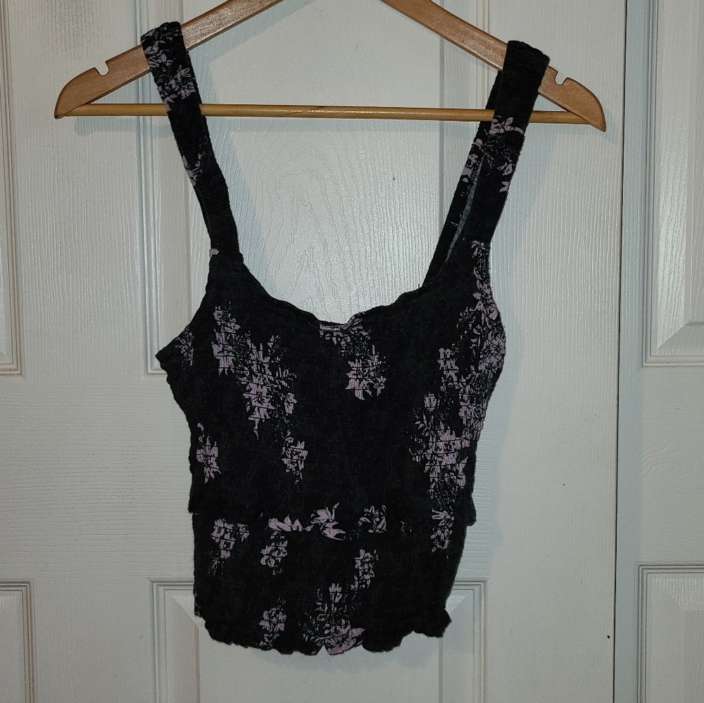 Free People Floral Tank